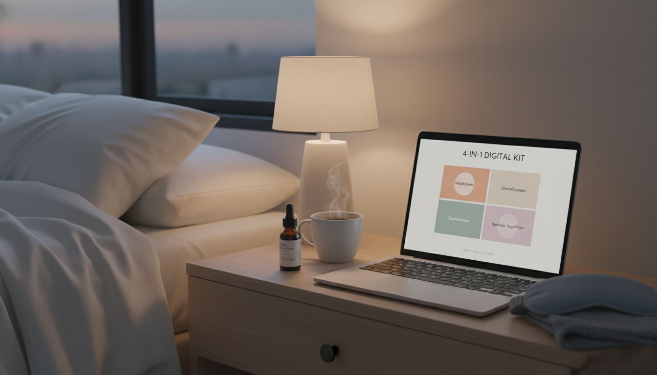 4-Step Sleep Support Bundle: Calm Wind-Down Digital Kit