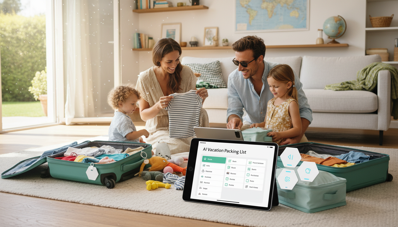 AI Family Vacation Packing Lists for Stress-Free Trips