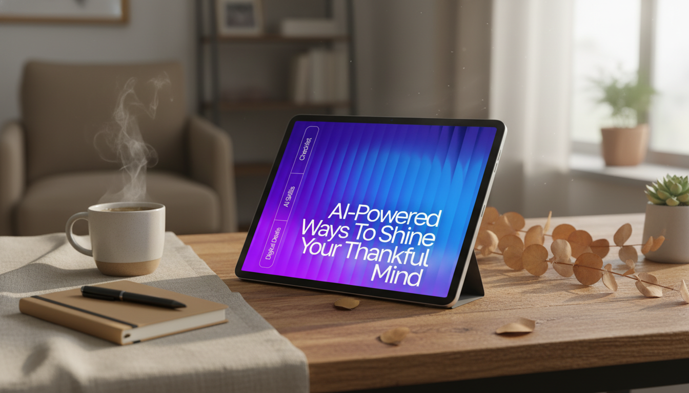 AI Gratitude Routine: 10 Simple Prompts for Busy Days