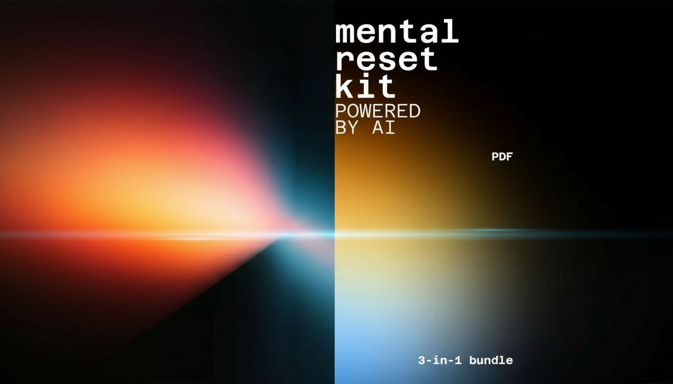 AI Mental Reset Kit: Clear Clutter in 10–20 Minutes