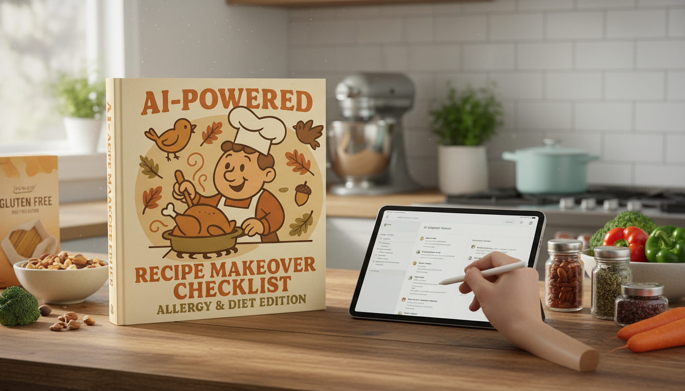 AI Recipe Makeover Checklist for Allergies & Diets