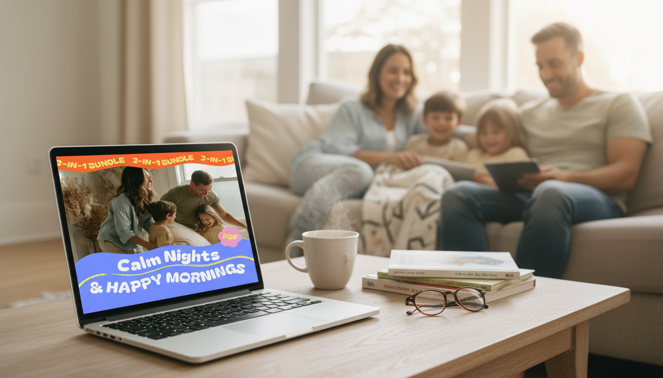 Calm Nights & Easy Mornings: Big Family Toolkit (Digital)