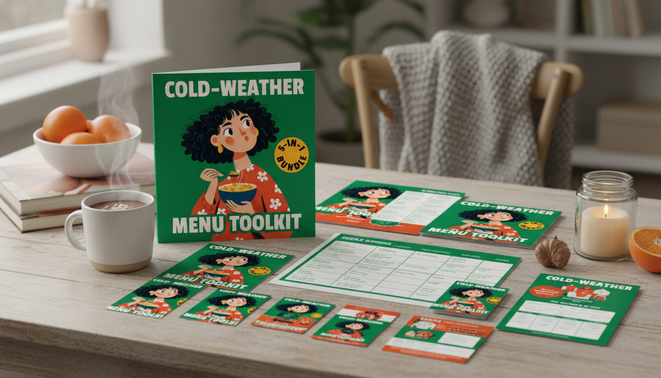 Cozy Winter Meal Plan System: Cold-Weather Toolkit Bundle