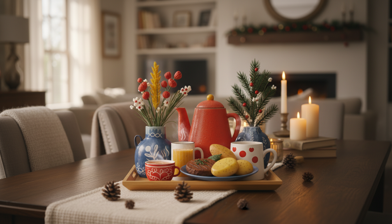 Cozy Winter Tablescape Plan: Warm Holiday Table Kit