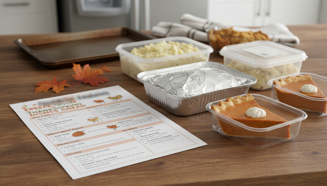 Freeze-Ahead Thanksgiving: Prep, Freeze & Reheat Checklist