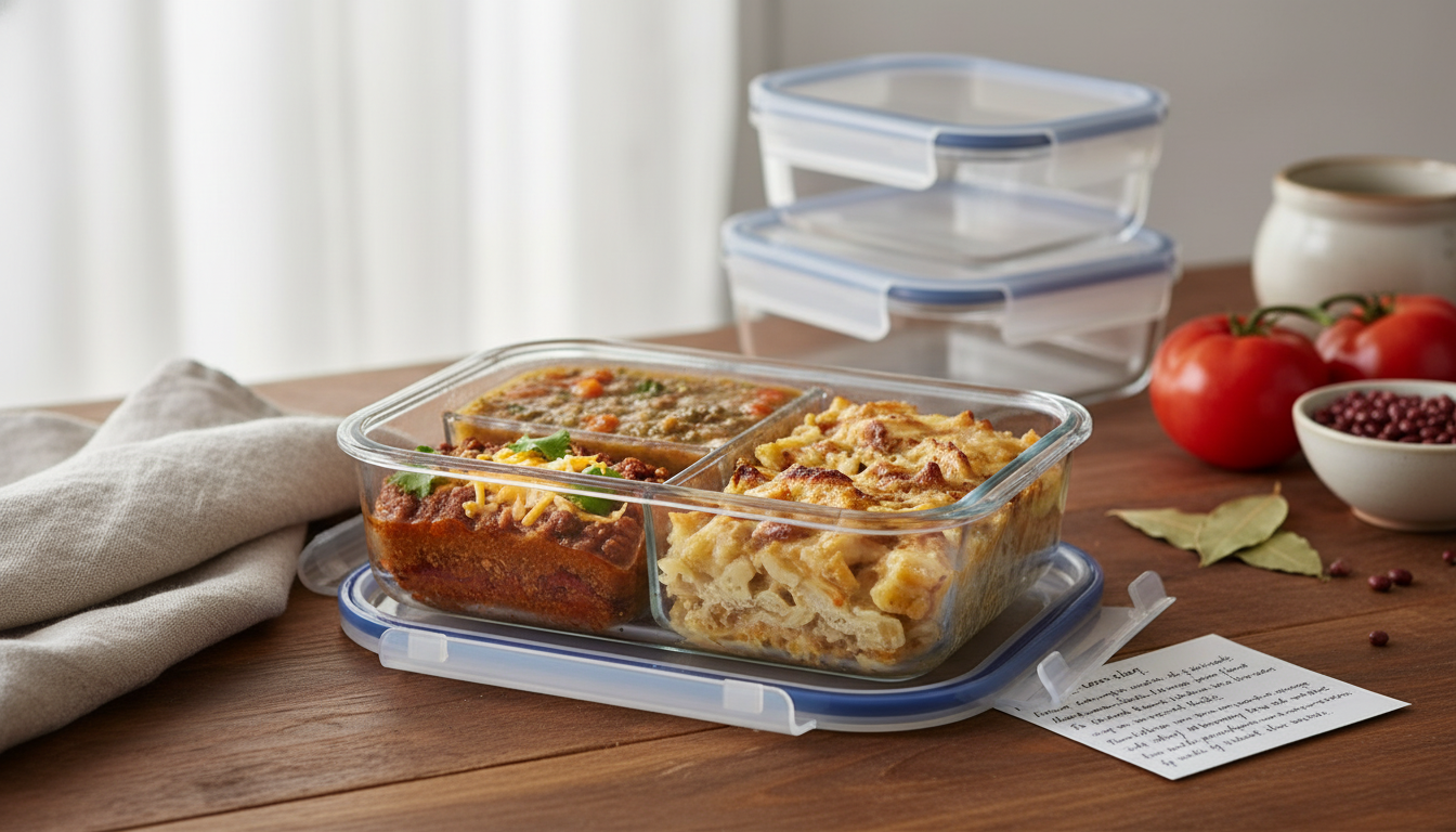 Freezer Comfort Kit: Chili, Soups & Reheat-Ready Dinners