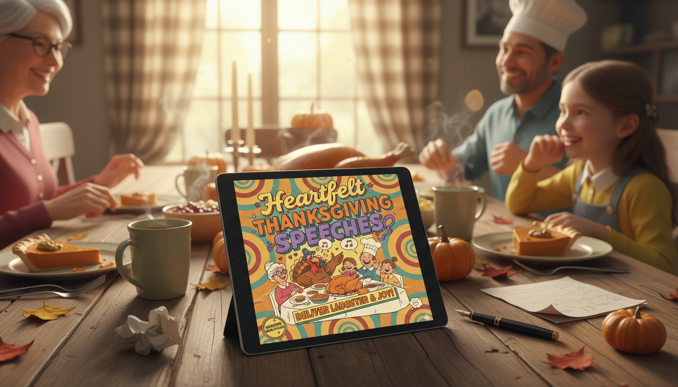 Heartfelt Thanksgiving Speech Tips: Simple & Sincere