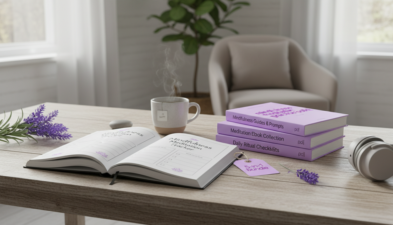 Mindfulness Meditation Toolkit: Guides, eBooks & Trackers