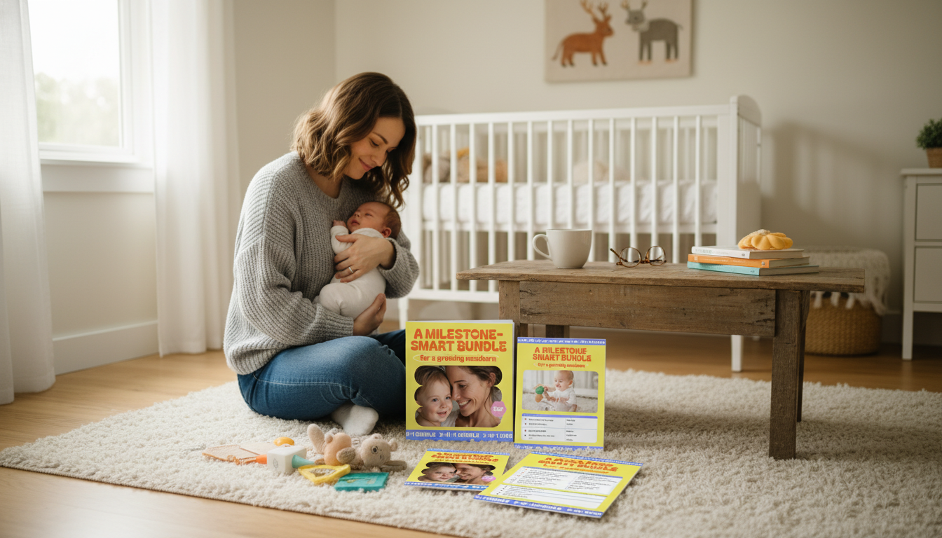 Newborn Milestone-Smart 3-in-1 Bundle: Guide, eBook