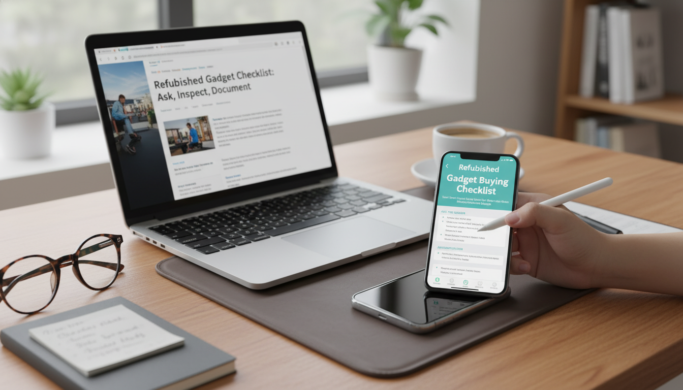 Refurbished Gadget Checklist: Ask, Inspect, Document