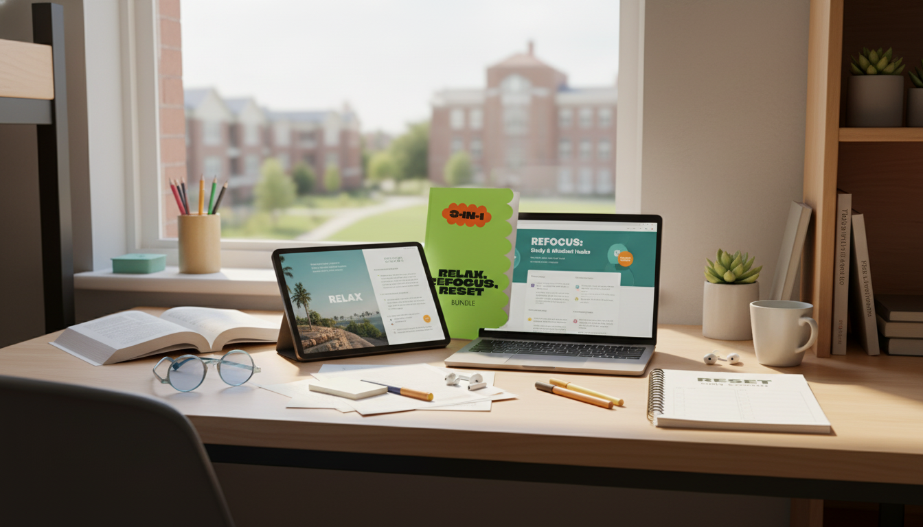 Student Stress Toolkit: Relax, Refocus, Reset Routine