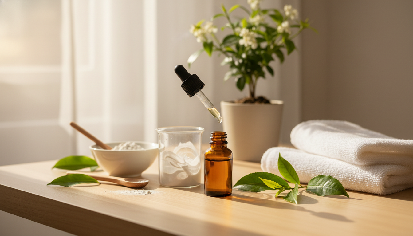 Tea Tree Oil Beauty Routine: Dilution, Scalp & Skin Tips