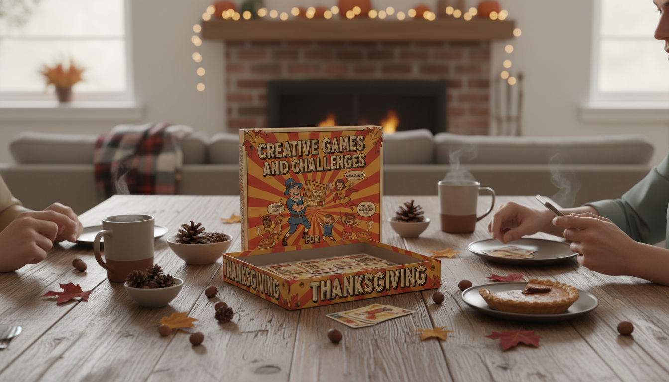 Thanksgiving Games & Challenges for Family, Friends & Zoom