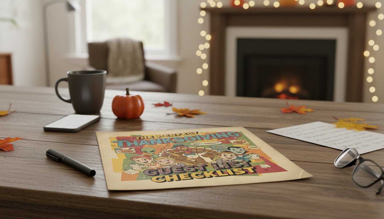 Thanksgiving Guest List Checklist for Stress-Free Hosting