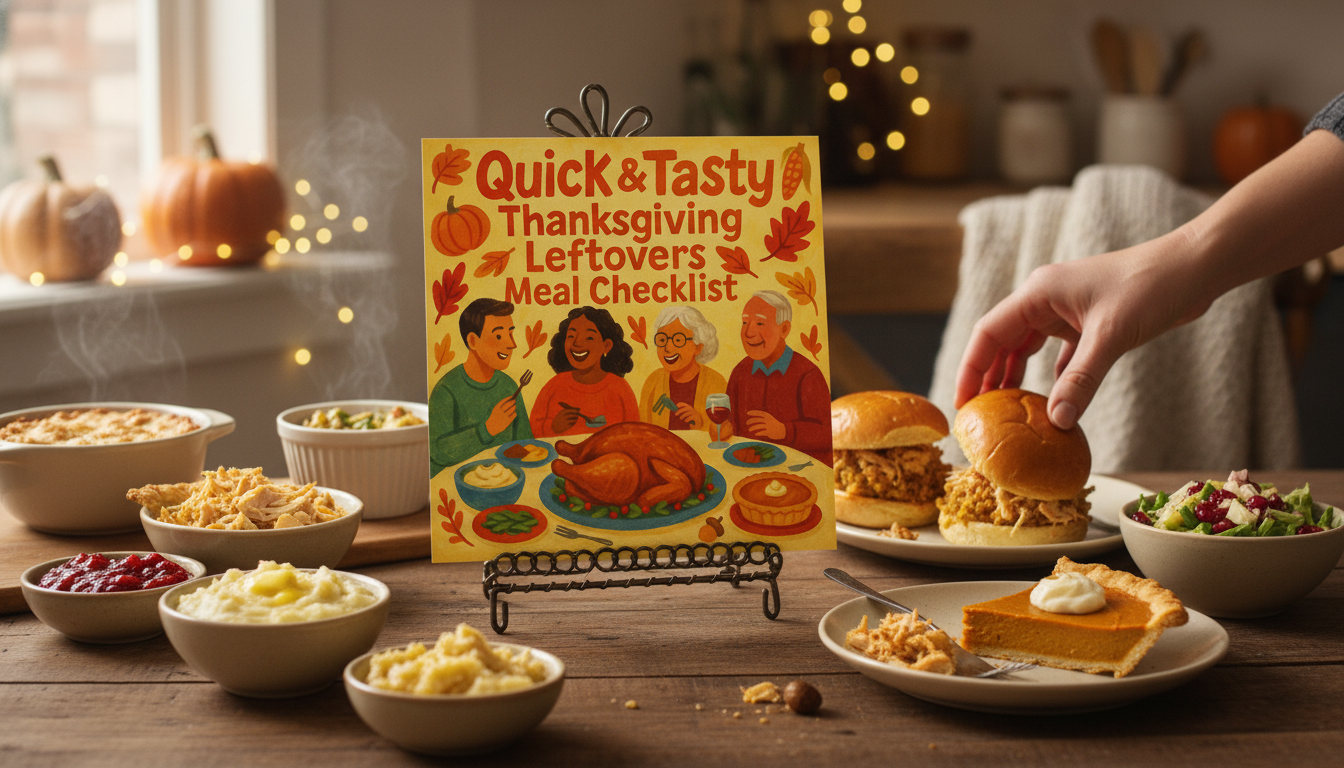 Thanksgiving Leftovers Checklist: 5-Day Fast Meal Ideas