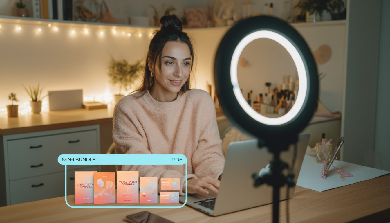 Viral TikTok Formula Toolkit: 5-in-1 Bundle for Growth