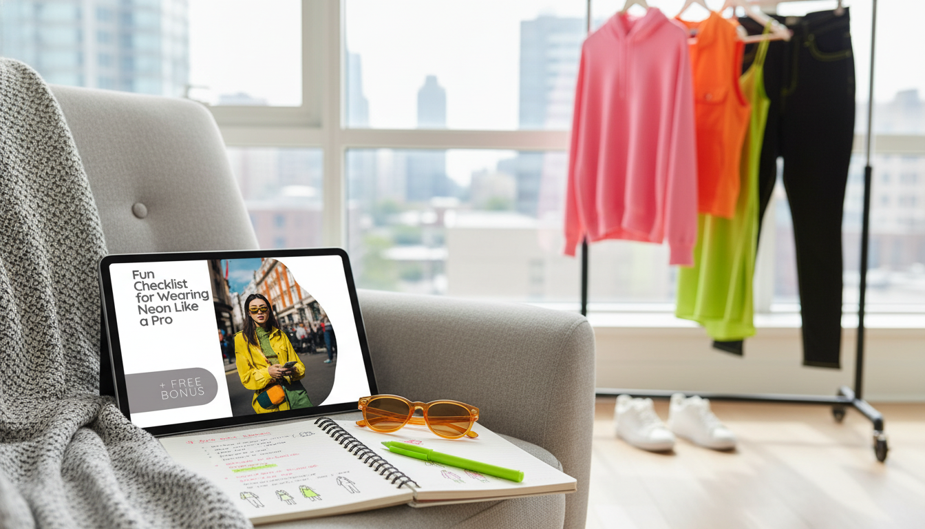 Wear Neon Without Overdoing It: 12-Step Style Checklist