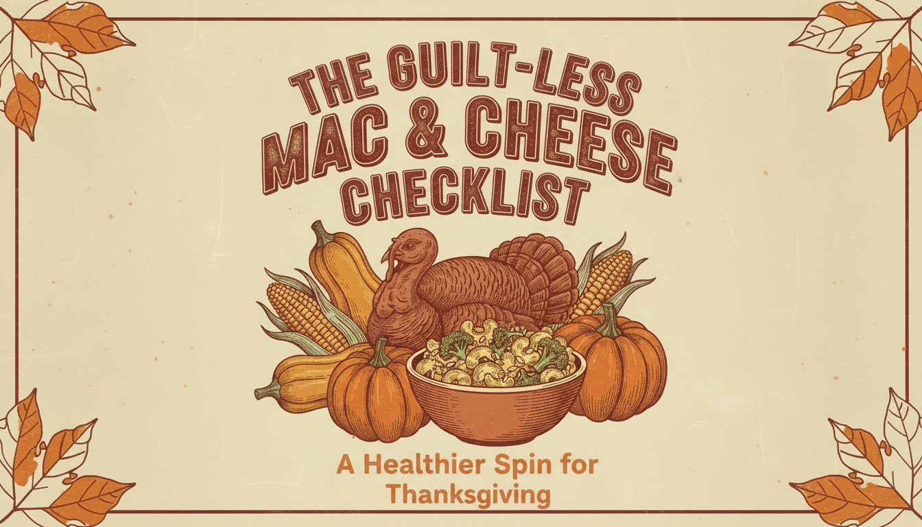 Healthier Thanksgiving Mac & Cheese: Swap & Technique List