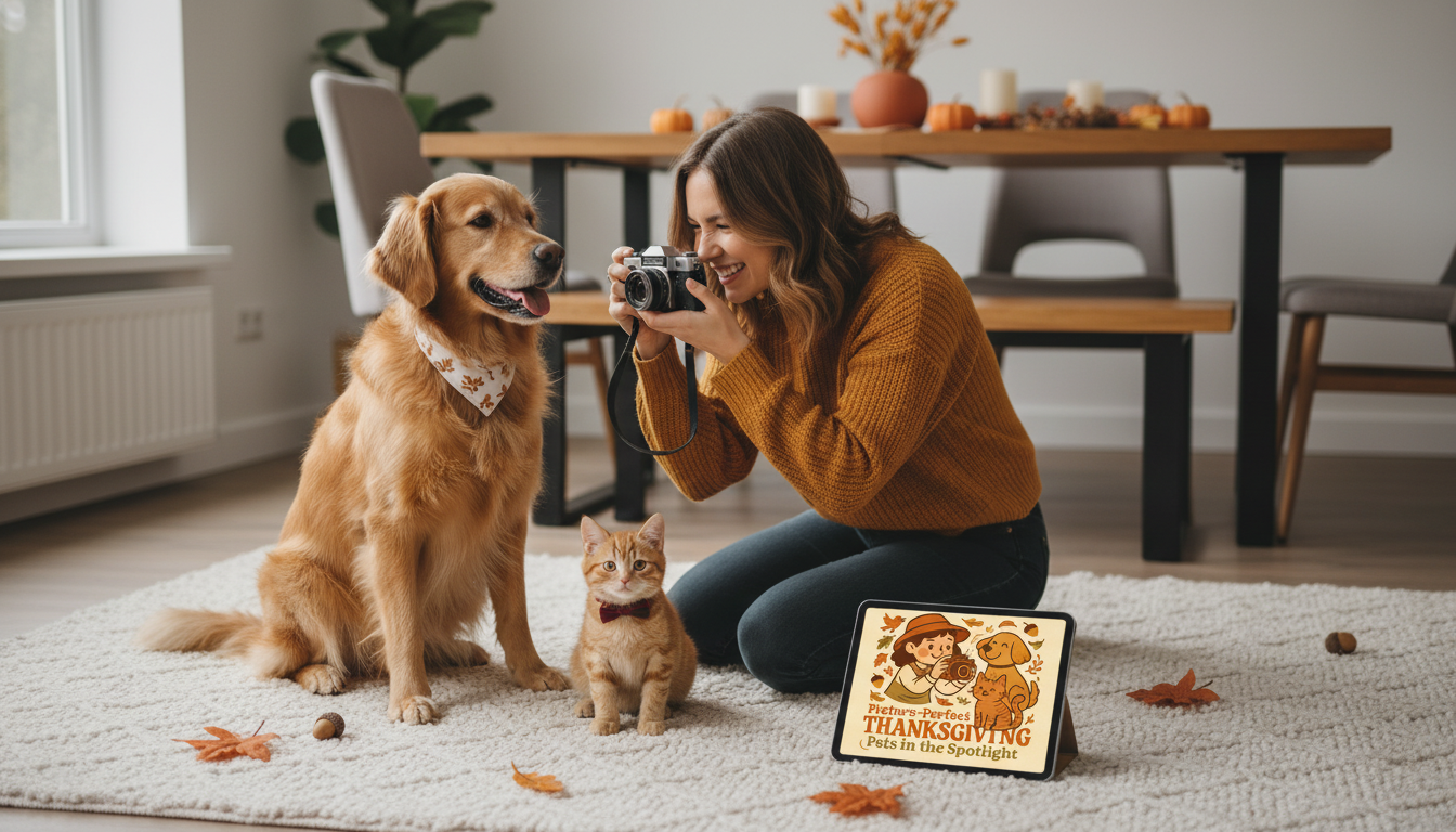 Thanksgiving Pet Photos: Calm, Safe, Picture-Perfect Shots