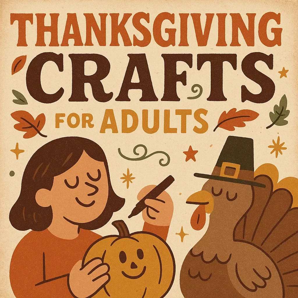 Adult Thanksgiving Crafts: Easy Checklist for Fall Decor
